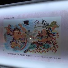 作品を作る第一段階として図柄を下絵に　この下絵をもとに作に