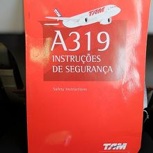 サンパウロ→リオデジャネイロの機種はA３１９。