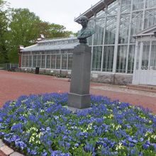 冬の庭園、その３