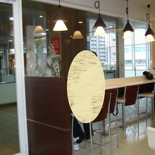 イートインコーナー。