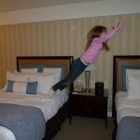 ホテルへ行くと必ず飛ぶ人がひとり。。。（笑）