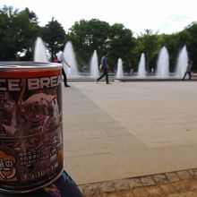 博物館内のお土産さんには、宇宙食の缶詰パンも売っています