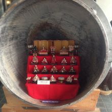 エントランスのおひなさん