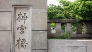 明治神宮の橋。