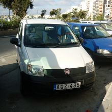 フィアットパンダを借りました