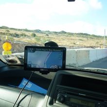 日本から持参のガーミンです