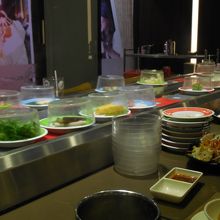 カウンター席です