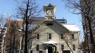 観光名所の時計台