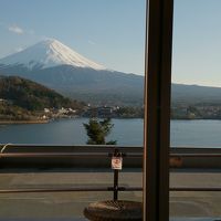 客室から富士山