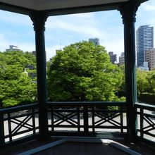 ２Ｆバルコニーから見た風景