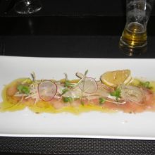 カルパチョ、あっさりしていておいしい☆