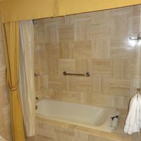 二重のシャワーカーテンを初めてみました