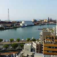 泊った１２Ｆの部屋の窓からの眺めです。