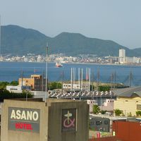 関門海峡も見えました。