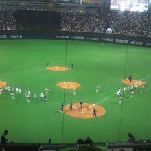 野球開催時はこんな感じです