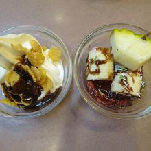 食べ放題のデザート