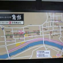 角館の案内図