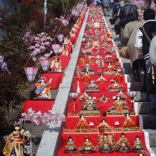 百段階段ひな祭り、その1