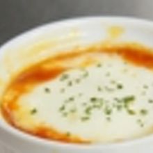 キタアカリとトマトソースのミニモッツァレラチーズ焼き・