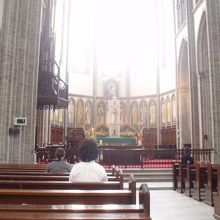 聖堂の内部です。