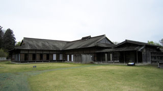 建物内の見学も可能。