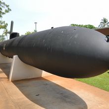 人間魚雷「回天」も展示
