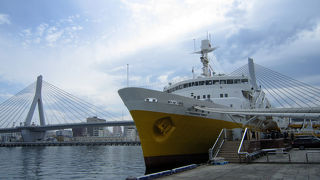 青函連絡船の繁栄が垣間見れる。