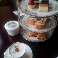 クラブラウンジのアフタヌーンティー、最高でした。