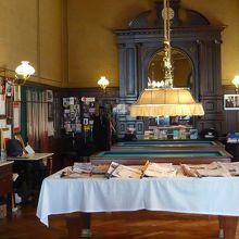 伝統的カフェに欠かせないビリヤード台