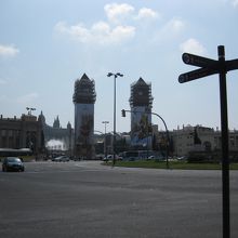 スペイン広場はわりと人が少ない。