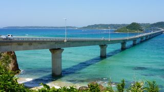 角島大橋が綺麗に見られる公園。