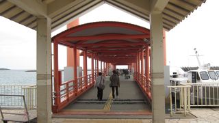 上原欠航時は大原から！