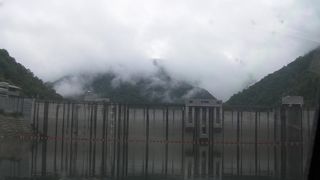 帯広市の水源　ダム内部の見学可能