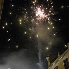 花火も上がります。