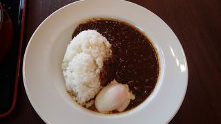 半熟卵とカレー