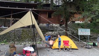 初めての野外キャンプ