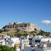 朝食のレストランから見える景色
