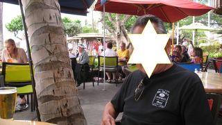 食事しながら鯨が見える時もある