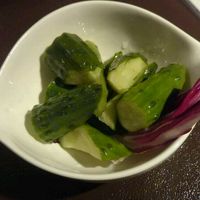 夕食（きゅうりばっかしのピクルス）