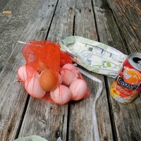 湯筒で湯がいた卵、美味しいですよ。。