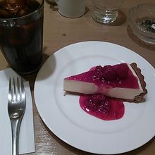 ラズベリーチーズケーキ（ドリンクセット）