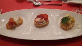 クリスマスのコース料理