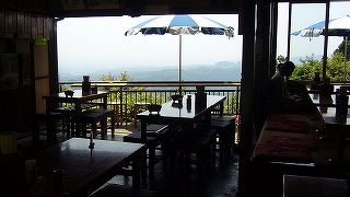 景色最高。軽食もある