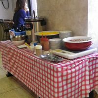 簡単な朝食が食べられます