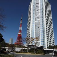 東京タワーのすぐそばにそびえています。