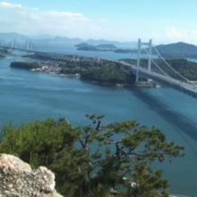 鷲羽山展望台から眺める瀬戸大橋・瀬戸内海の景色