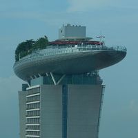 シンガポールフライヤーから見たボート部です