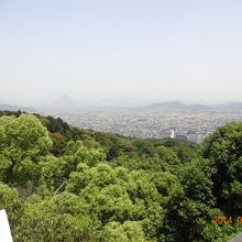 讃岐平野を一望