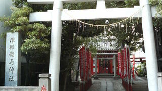 錦糸町駅近くの静かな稲荷神社