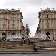 共和国広場にて